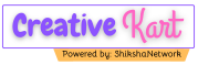 Creative Kart Powered by Shiksha Network Logo